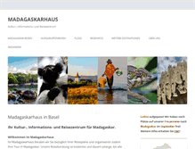 Tablet Screenshot of madagaskarhaus.ch